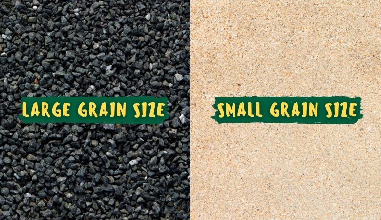 Substrate grain size