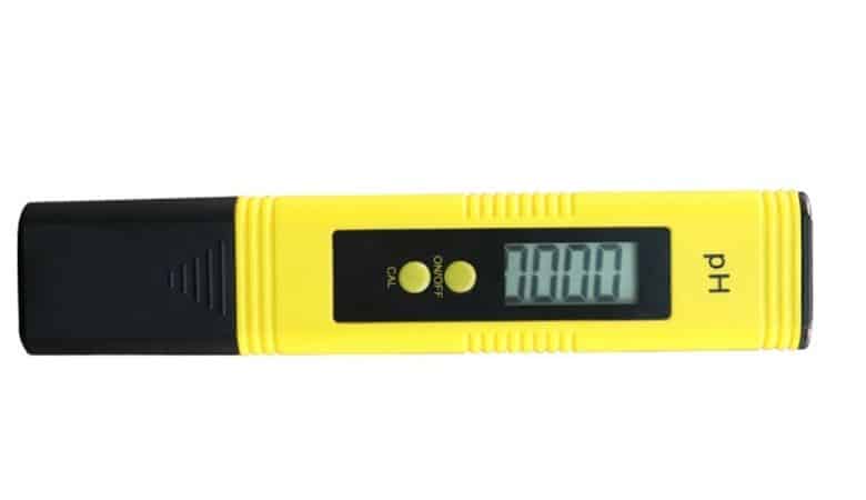 pH testing meter